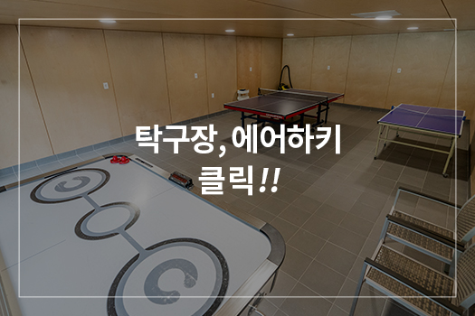 탁구장,에어하키